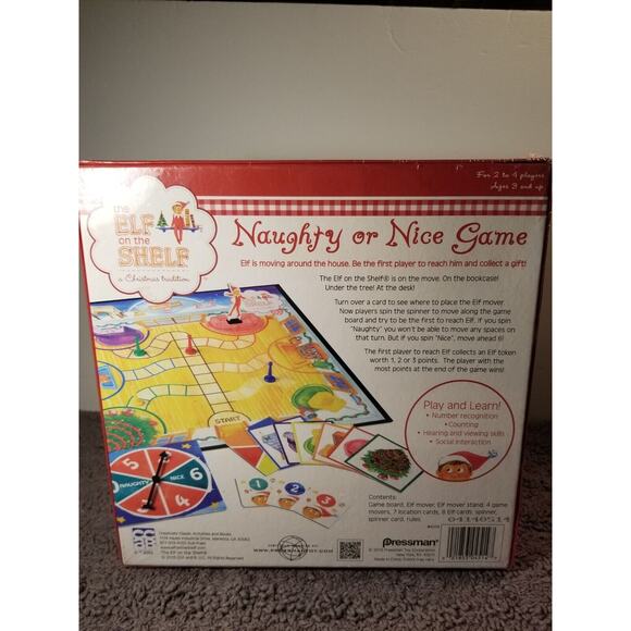 The Elf on the Shelf Naughty or Nice Board Game NEW‎ Factory Sealed - Picture 2 of 3